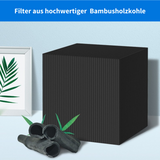 Aktiv Kohle Filter Wasser Bambus Holz